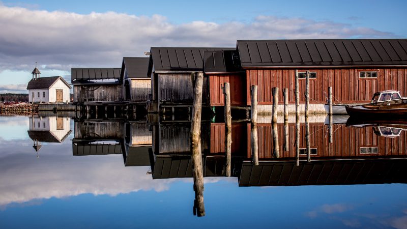 Sjökvarteret i Mariehamn.