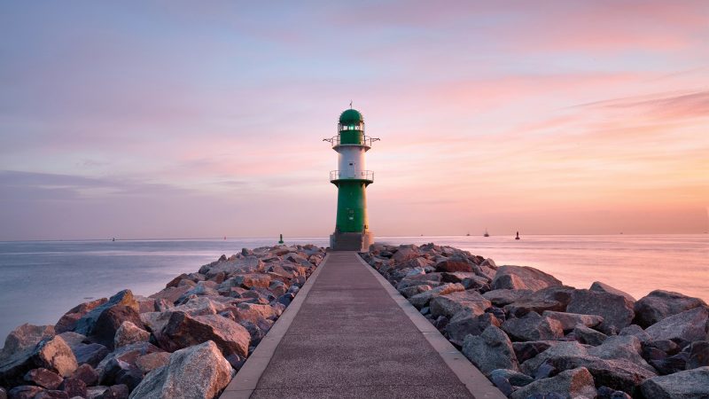 Finnlines routes with lighthouses