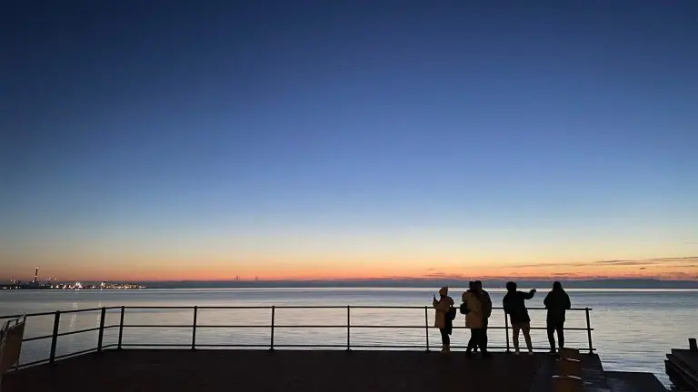 Fähre Schweden Sonnenuntergang