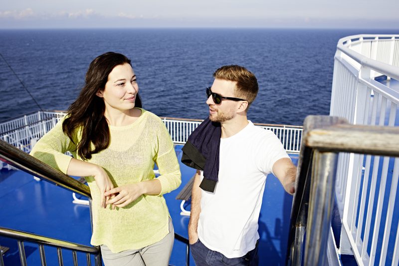 Ombord Finnlines på väg till Tyskland