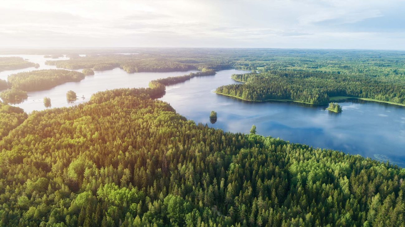 Saimaa-See in Finnland