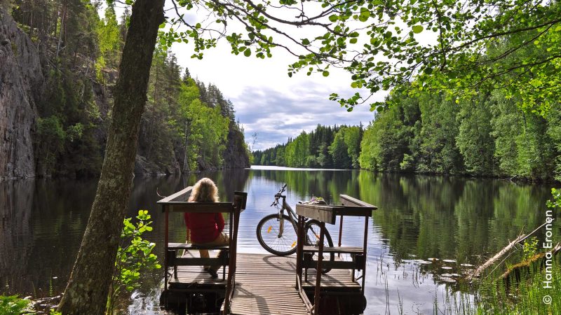 Radtour durch das finnische Seengebiet