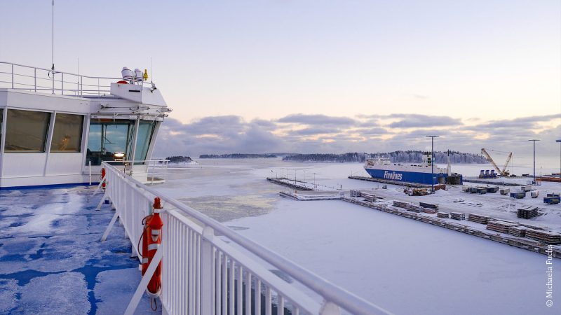 Winterreise Lappland Fähre