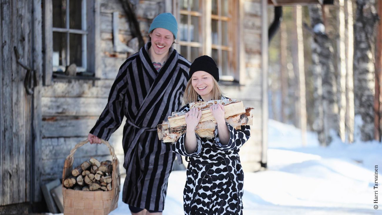 Weihnachten in Finnland mit Sauna 