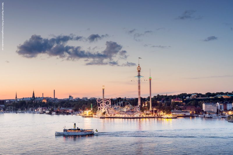 Stockholm city landscape by Werner Nystrand