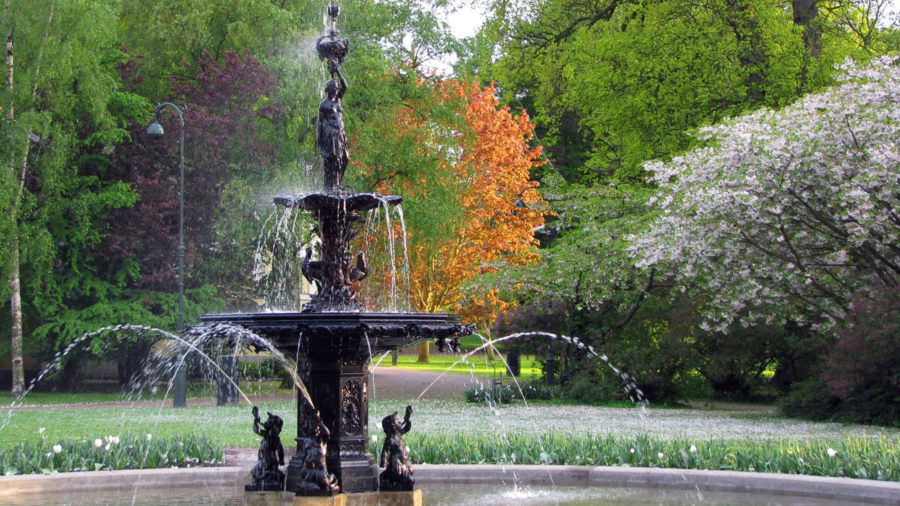 Brunnen im Park von Malmö