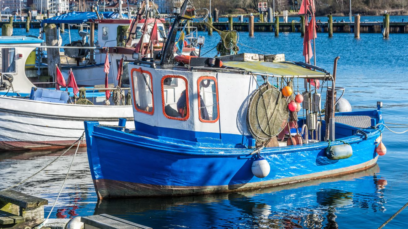 Fischereihafen Travemünde Fischerboot