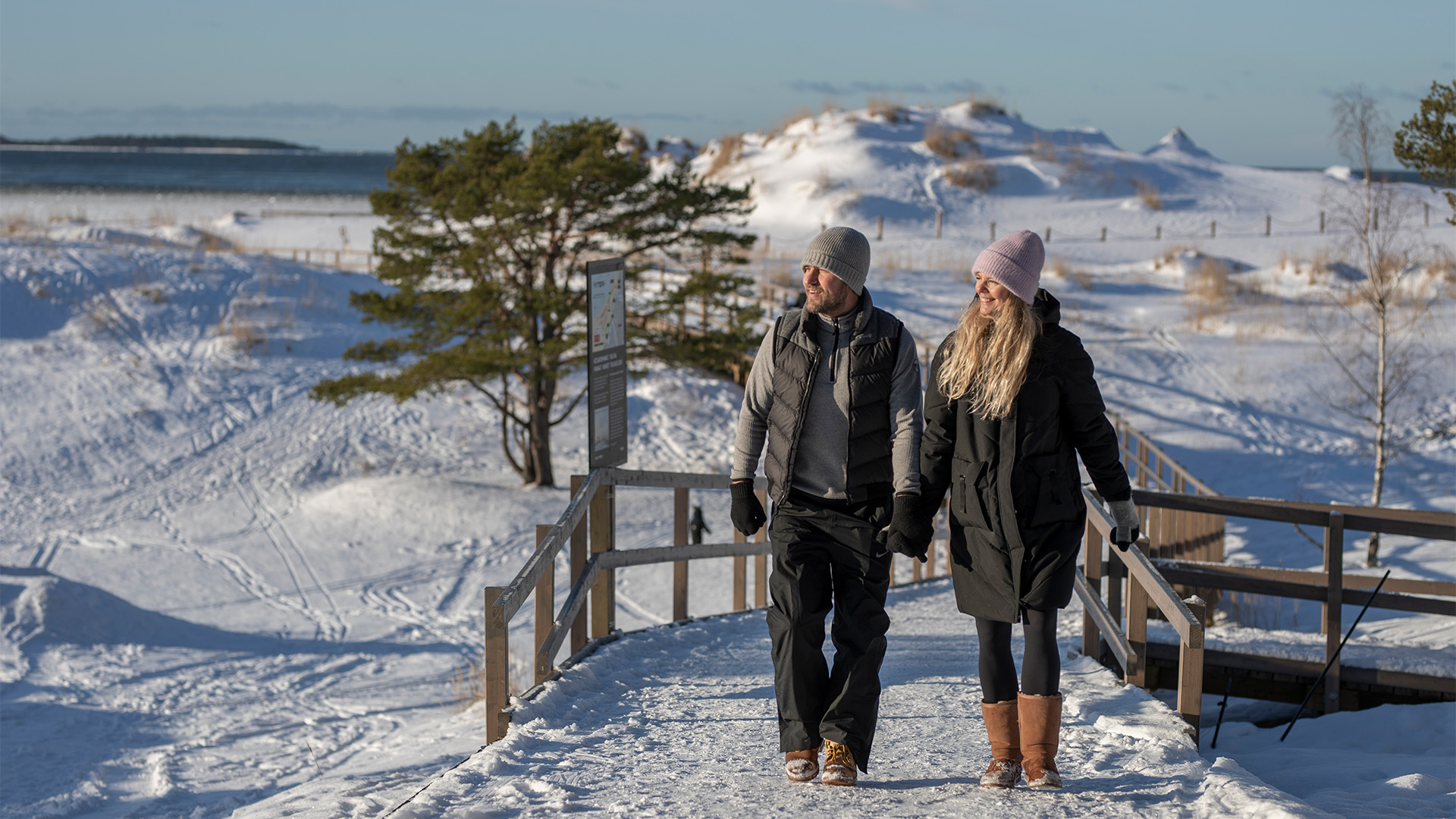 Winterlandschaft an Finnlands Westküste