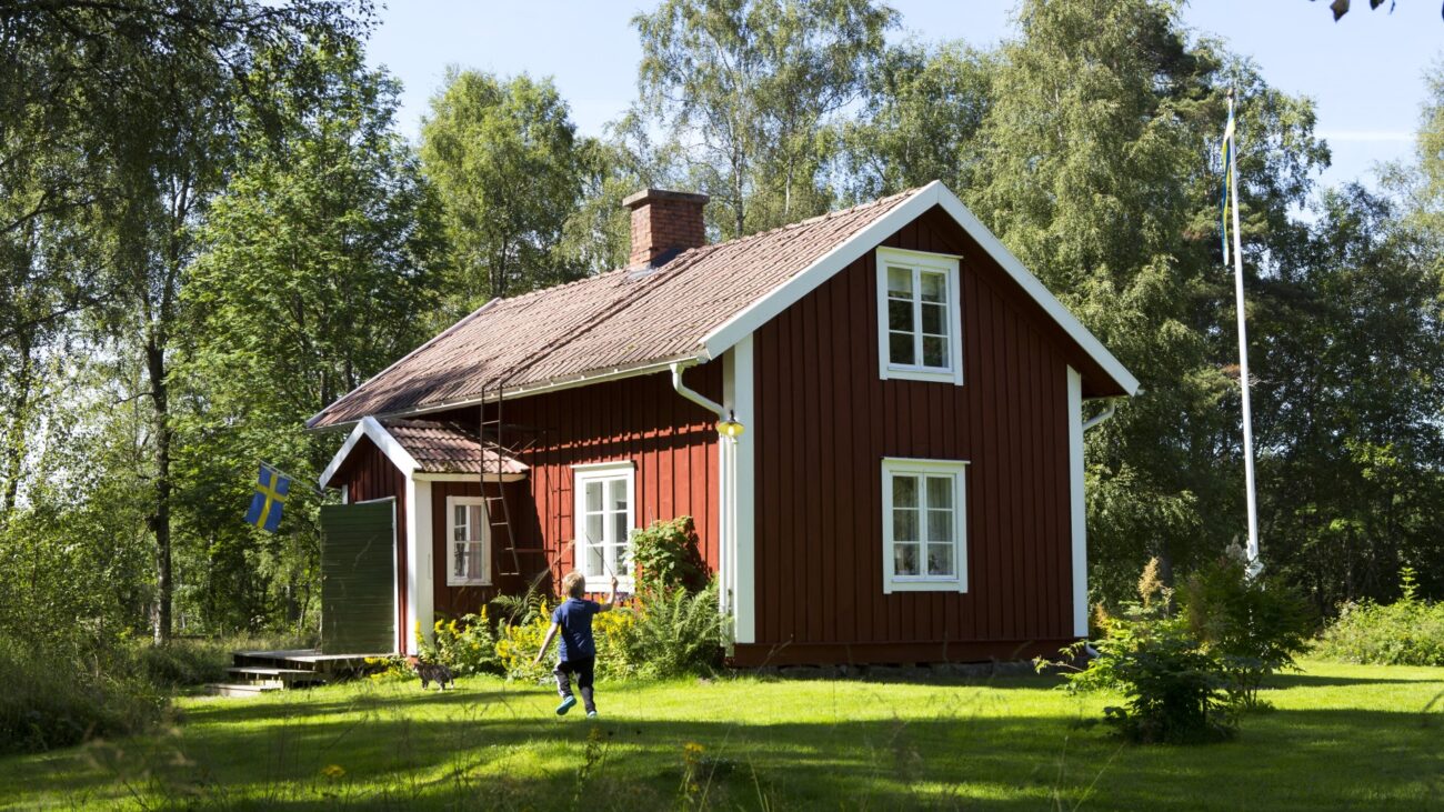 Rotes Schwedenhaus in Småland