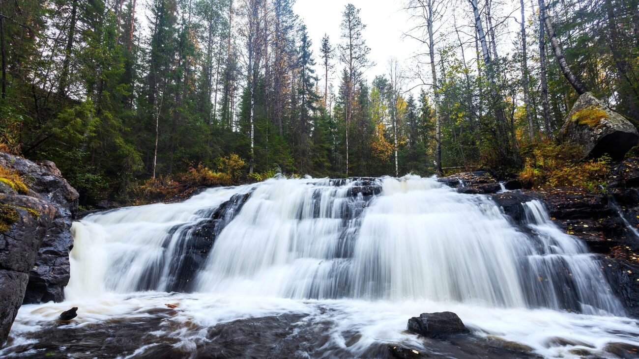 Korouoma-Canyon in der Nähe von Rovaniemi.