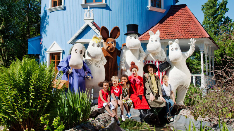 Muminwelt in Naantali. Foto: 2020 MOOMIN CHARACTERS TM & DENNIS LIVSON