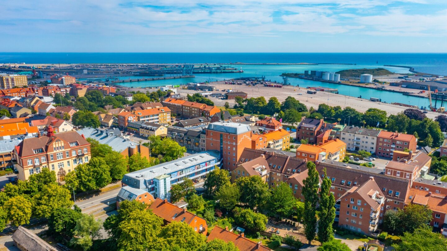 Luftaufnahme von Trelleborg